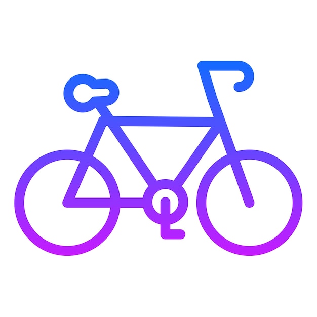 Ilustración del vector de la bicicleta