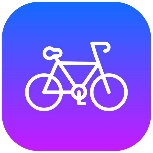 Ilustración del vector de la bicicleta