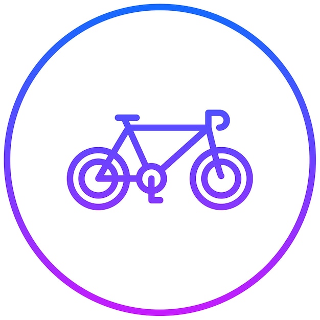 Ilustración del vector de la bicicleta
