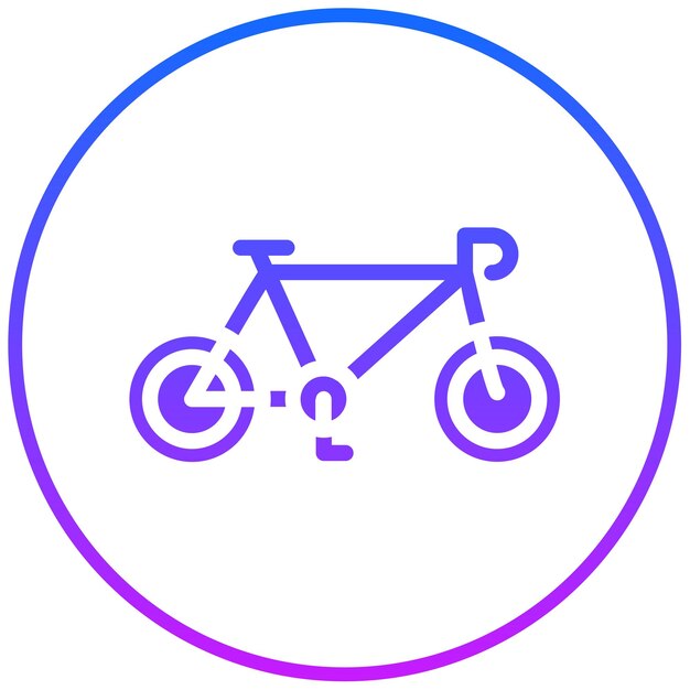 Ilustración del vector de la bicicleta