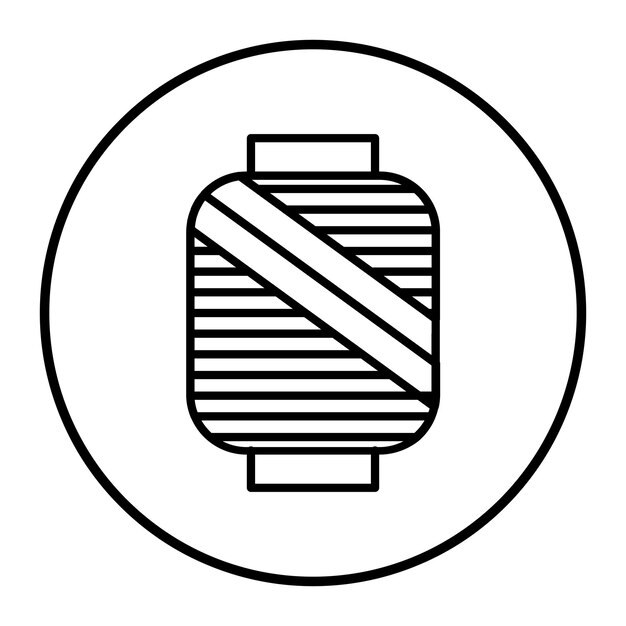 Ilustración del vector de bobina