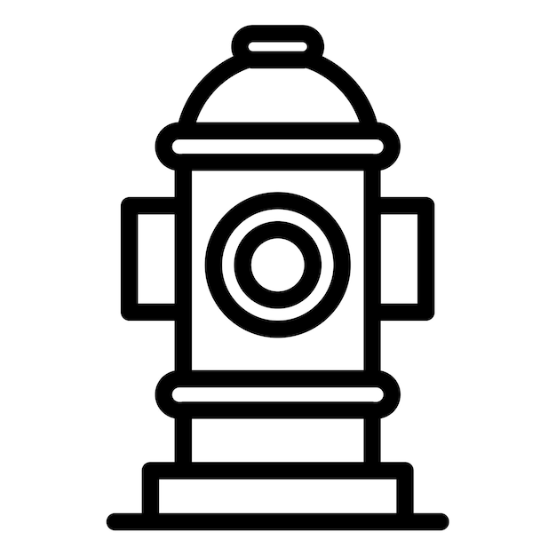 Ilustración del vector de la bocina de incendio