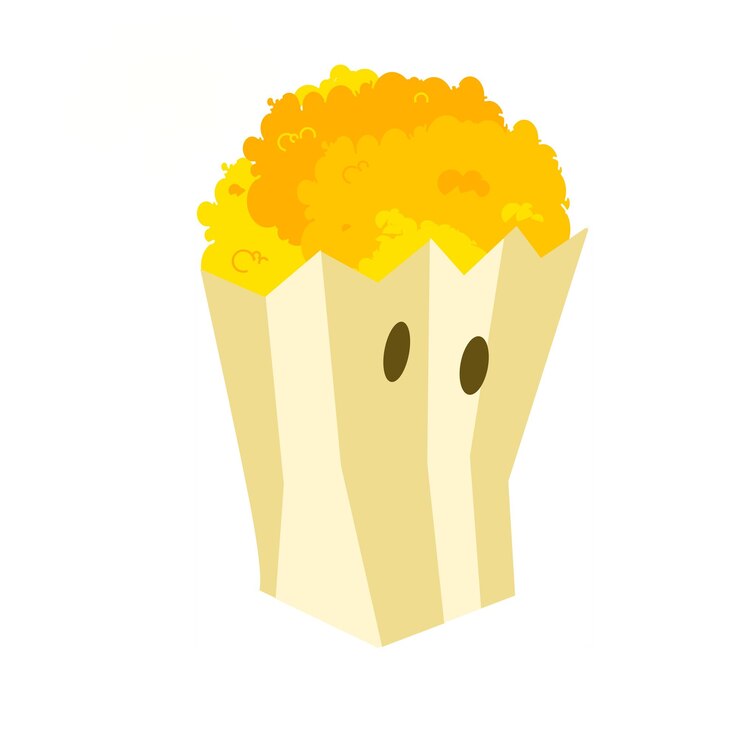 ilustración de vector de bolsa de bocadillos en estilo lindo