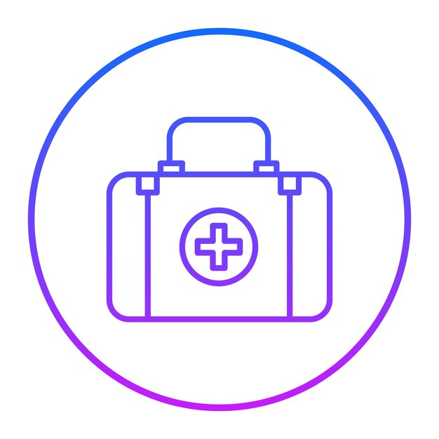Ilustración del vector de la bolsa de supervivencia