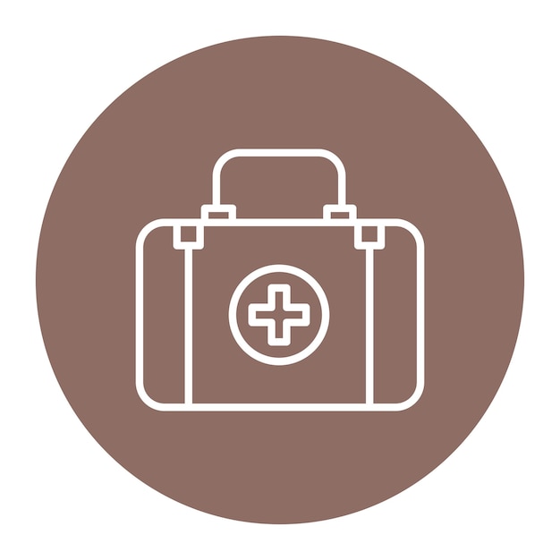 Ilustración del vector de la bolsa de supervivencia