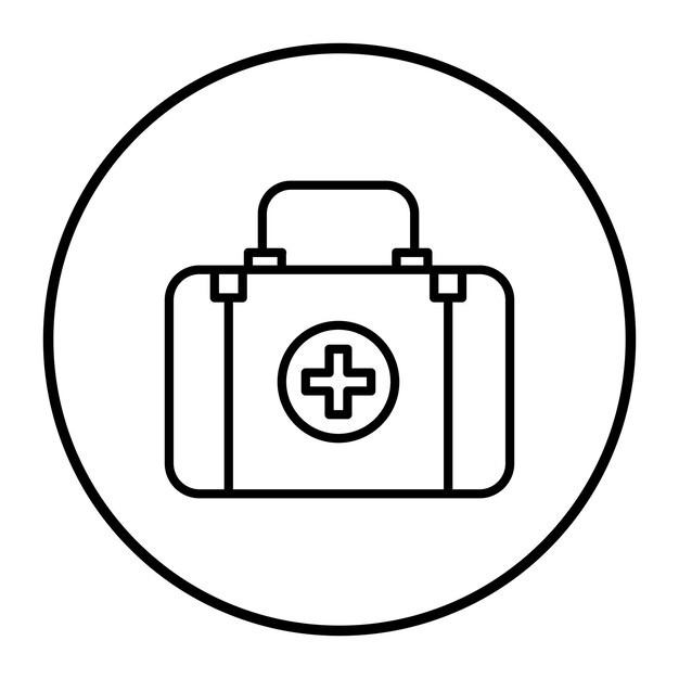 Ilustración del vector de la bolsa de supervivencia