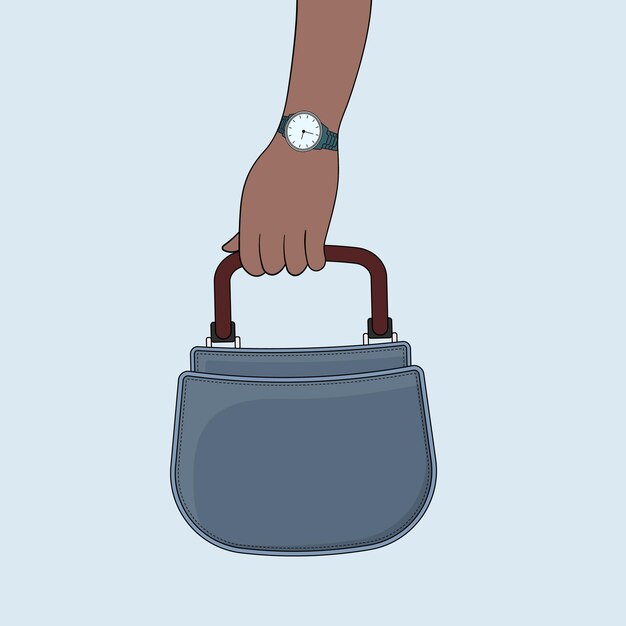 Ilustración de Vector de bolso de moda mejor