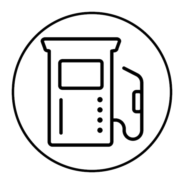 Ilustración del vector de la bomba de aceite