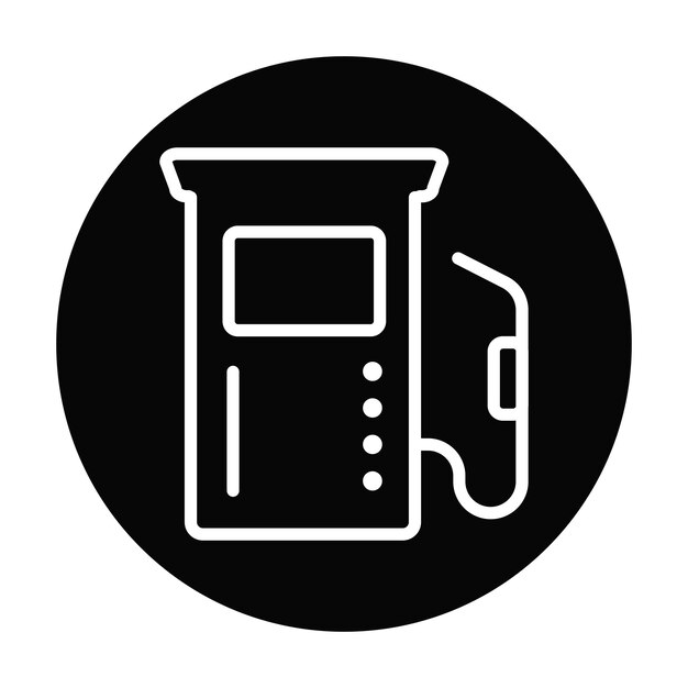Ilustración del vector de la bomba de aceite