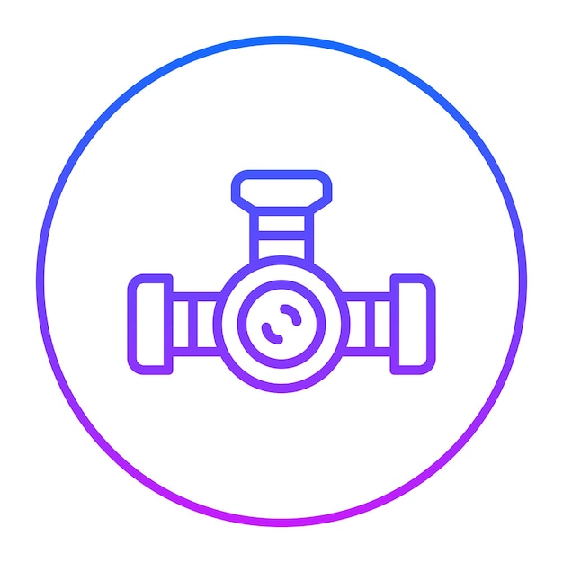Ilustración del vector de la bomba de agua