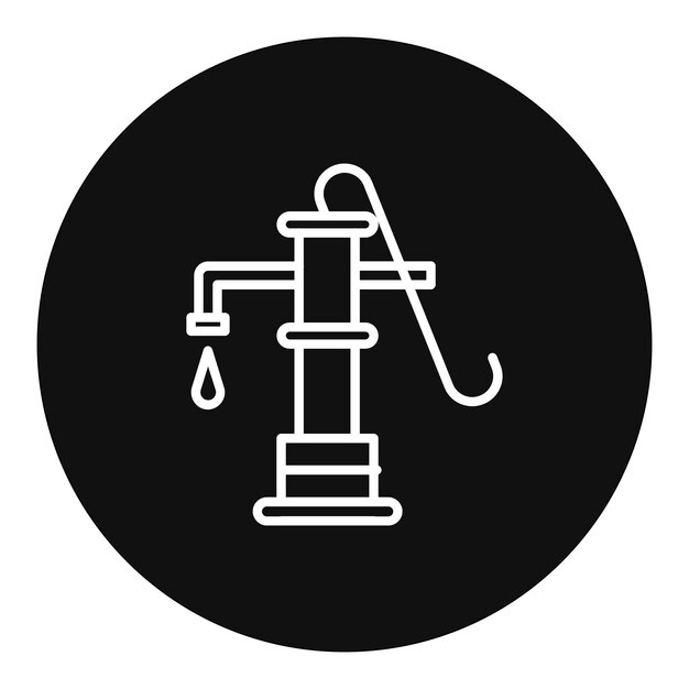 Ilustración del vector de la bomba de mano