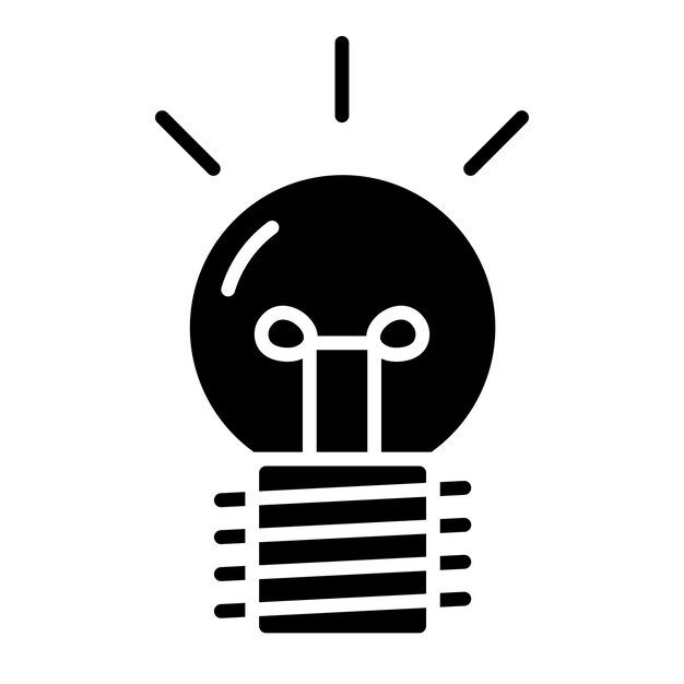 Ilustración del vector de la bombilla