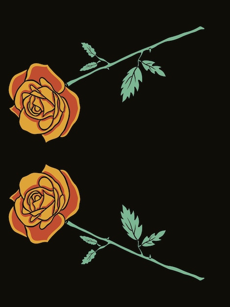 Ilustración de vector brillante flor rosa
