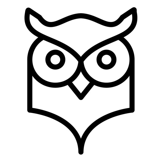 Ilustración de vector de búho