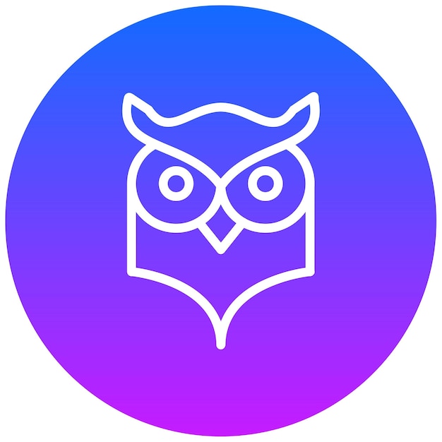 Ilustración de vector de búho