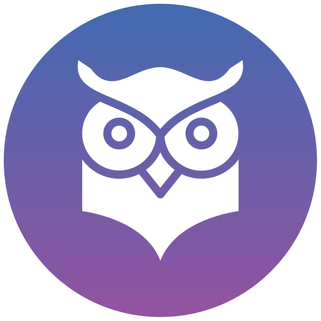Ilustración de vector de búho