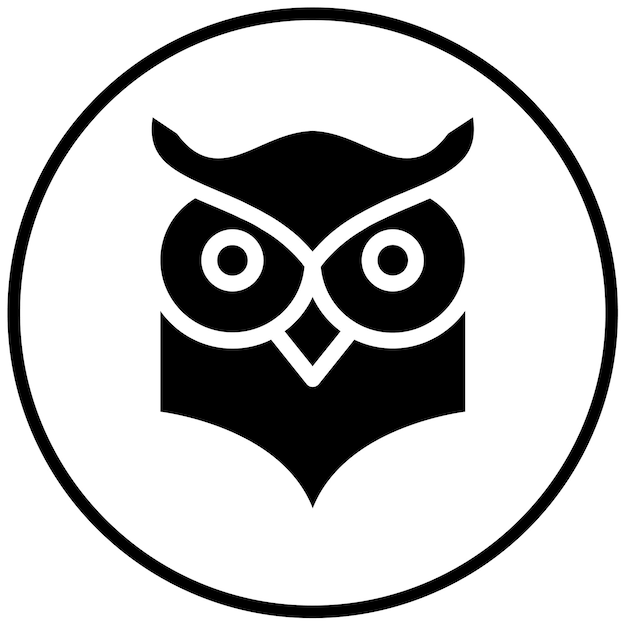 Ilustración de vector de búho