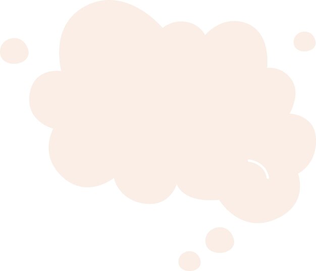 Ilustración de Vector de burbuja de discurso de nube