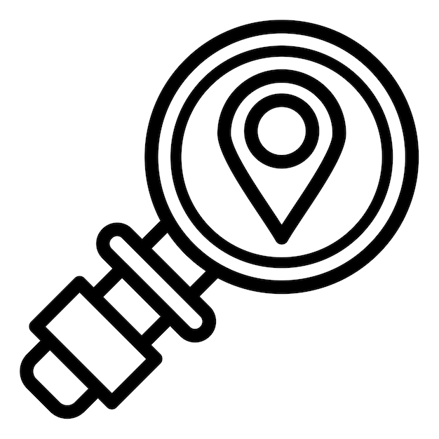 Ilustración del vector de búsqueda