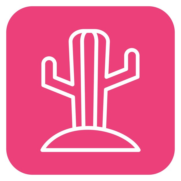 Ilustración del vector del cactus