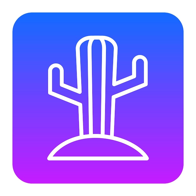 Ilustración del vector del cactus