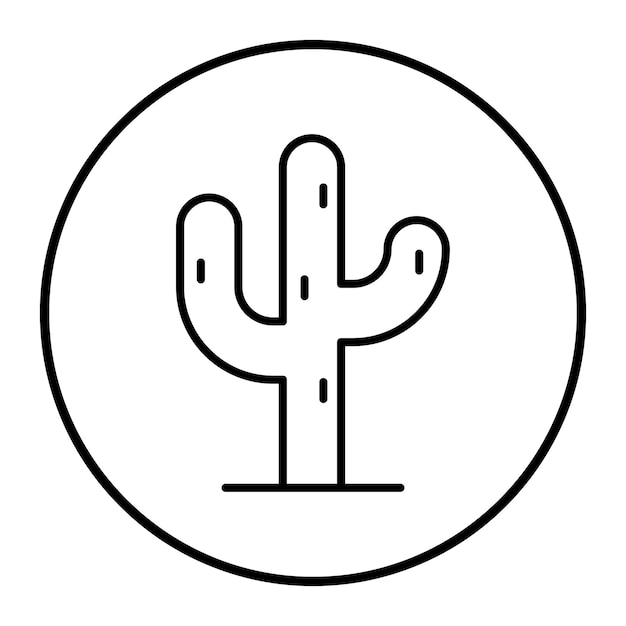 Ilustración del vector del cactus