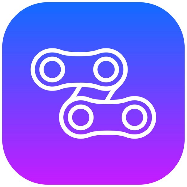 Ilustración del vector de la cadena de ciclos