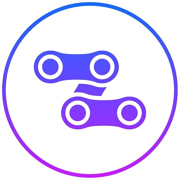 Ilustración del vector de la cadena de ciclos