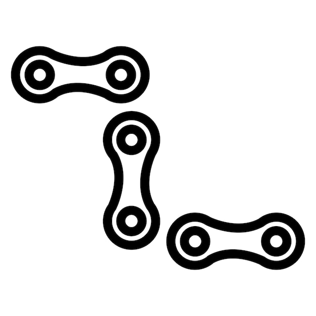 Ilustración del vector de la cadena de ciclos