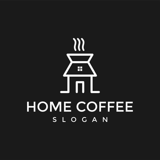 ilustración de vector de café casero