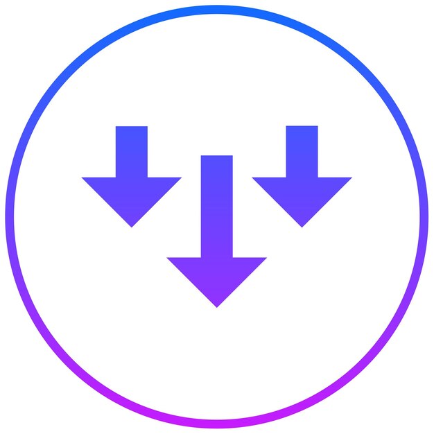 Ilustración del vector de caída