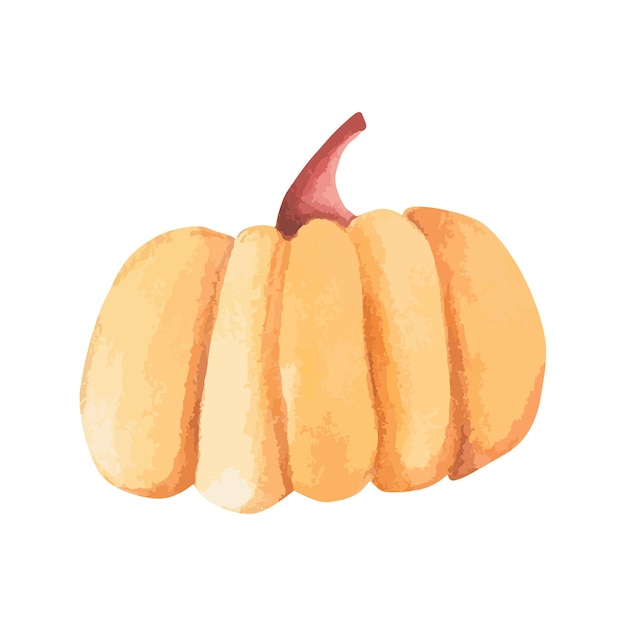 Ilustración de vector de calabaza Elemento de Acción de Gracias y Halloween