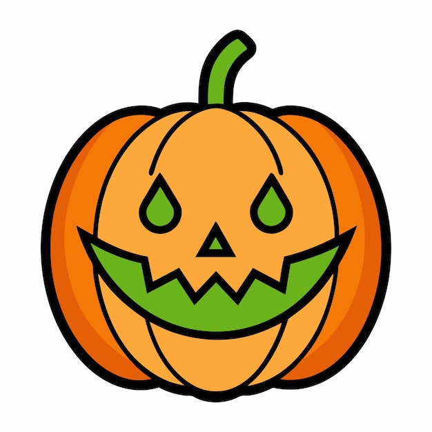Ilustración de vector de calabaza de Halloween