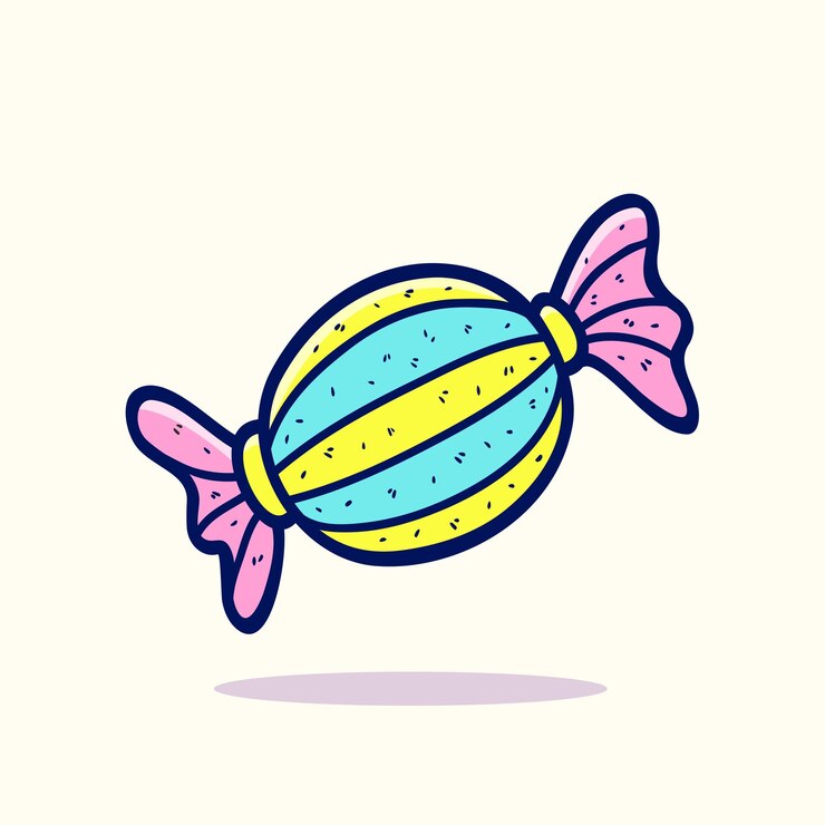 Ilustración de vector de caramelo
