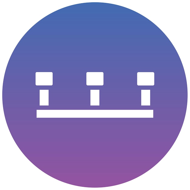 Ilustración del vector de la carrera de obstáculos