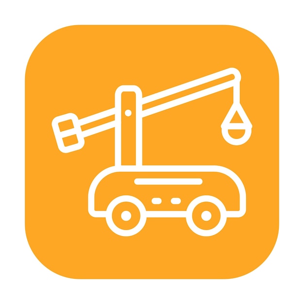 Ilustración del vector de catapulta