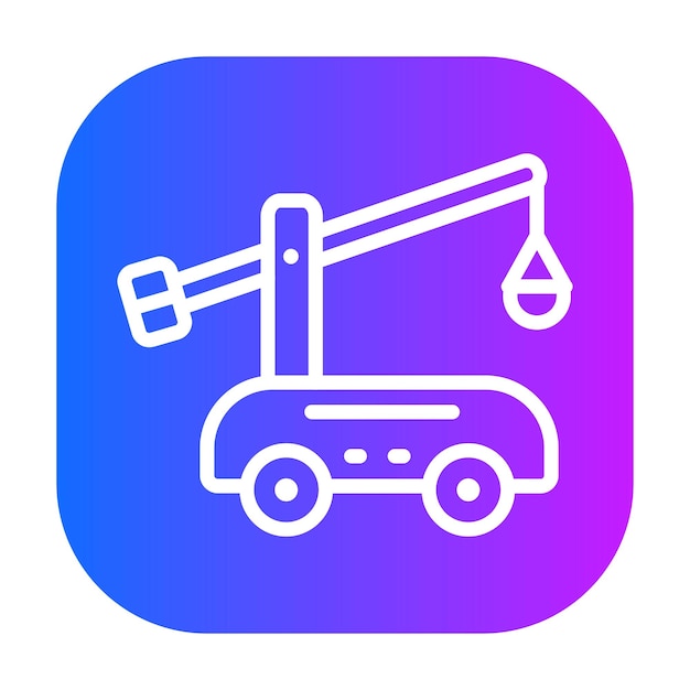 Ilustración del vector de catapulta