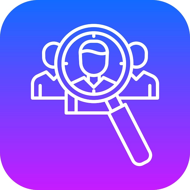 Ilustración del vector de caza de cabezas