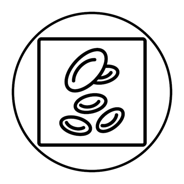 Ilustración del vector de las células sanguíneas