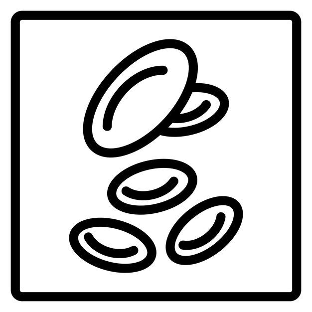 Ilustración del vector de las células sanguíneas