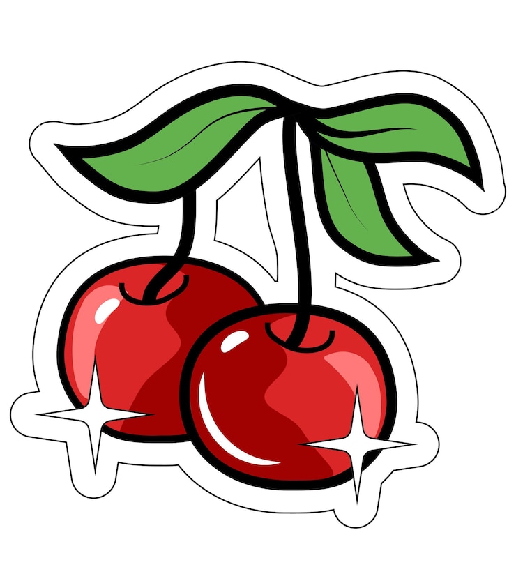 Vector ilustración de vector de cereza