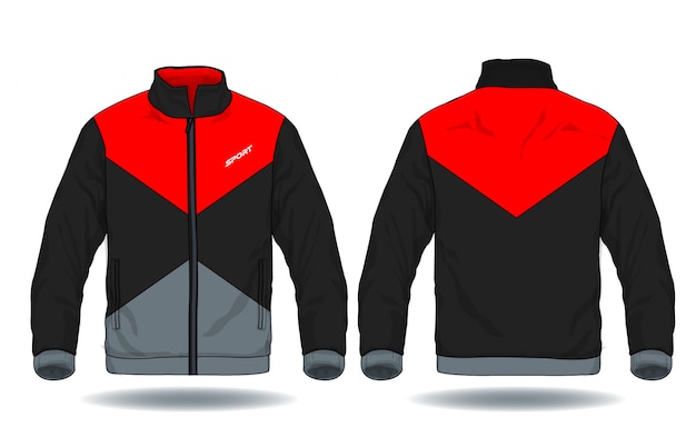 Ilustración de vector de chaqueta de deporte.