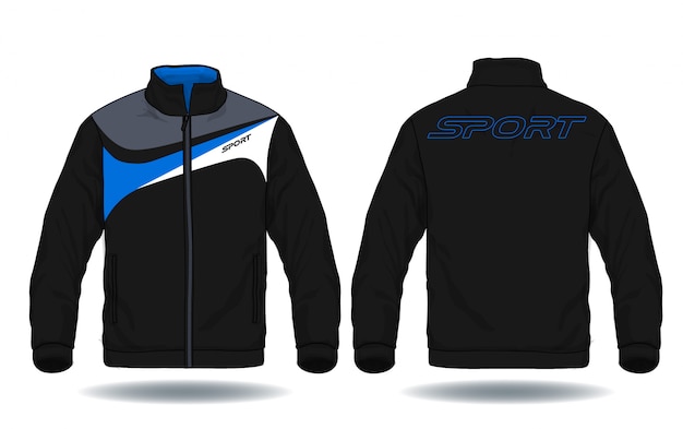 Ilustración de vector de chaqueta de deporte.