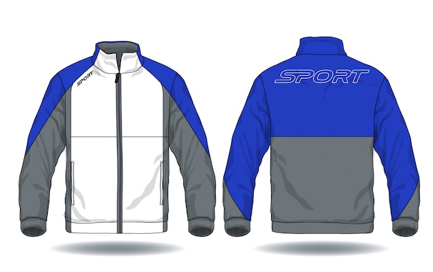 Ilustración de vector de chaqueta de deporte.
