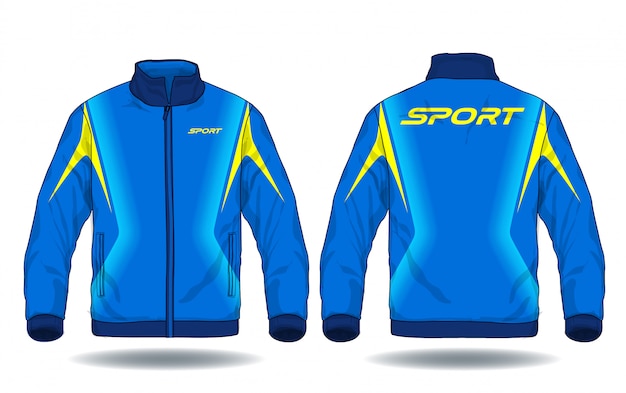 Ilustración de vector de chaqueta de deporte.