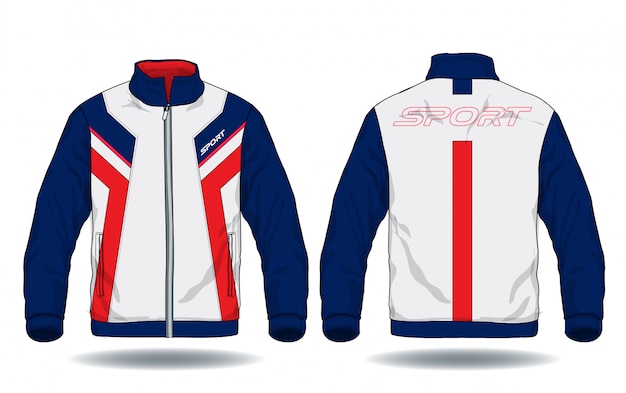Ilustración de vector de chaqueta de deporte.