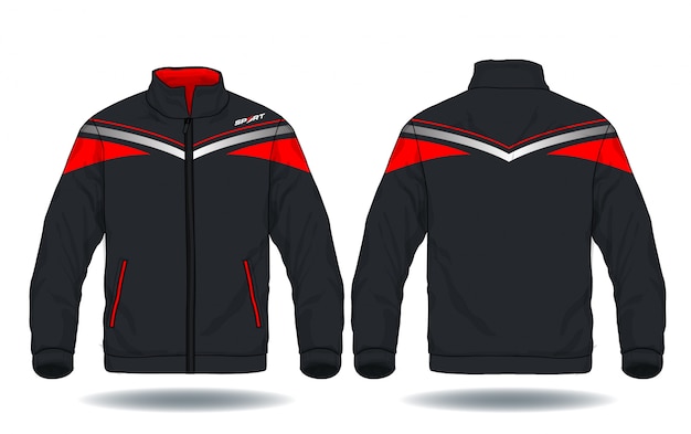 Ilustración de vector de chaqueta de deporte.