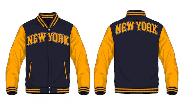 Ilustración de vector de chaqueta de deporte.