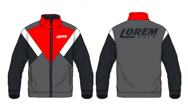 Ilustración de vector de chaqueta de deporte.