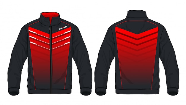 Ilustración de vector de chaqueta de deporte.